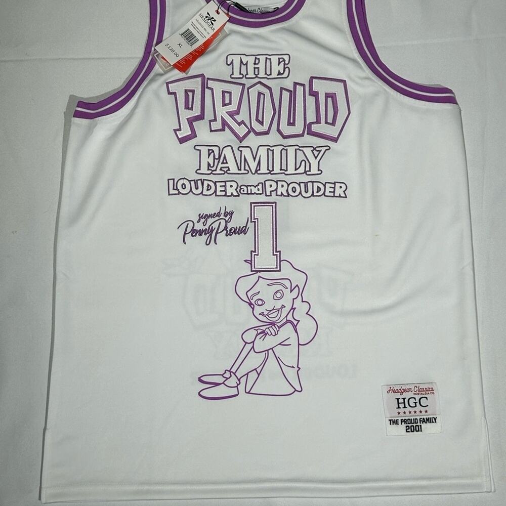 The‎ Proud Family “Penny” Baseball Jersey Size XL MSRP $120